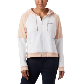 Columbia Ženske Majice S Kapuljačom - Lodge II Full Zip Bijele | ZJHF-65819
